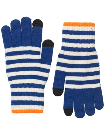 Mads Nørgaard Asta Gloves Blue Stri